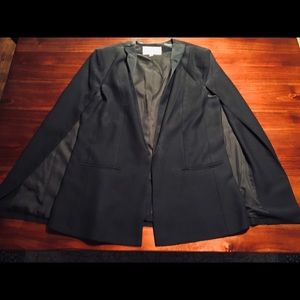EUC Worn Once Black BB DAKOTA Cape Blazer L